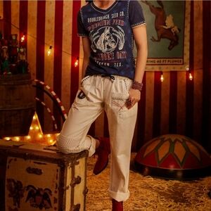 Double D Ranch pull on embroidered pants. Sz small